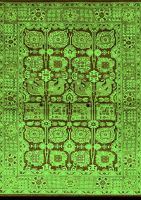 Oriental Green Industrial Rug, urb3014grn