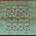 Square Oriental Light Blue Industrial Rug, urb3014lblu