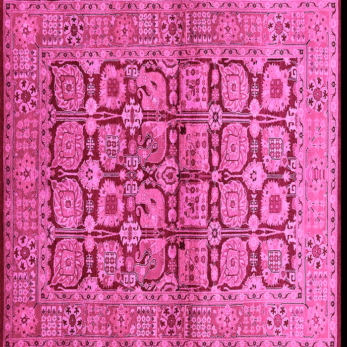 Square Oriental Pink Industrial Rug, urb3014pnk