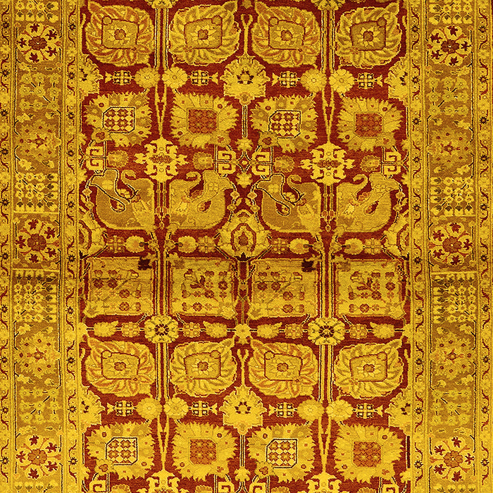 Oriental Yellow Industrial Rug, urb3014yw