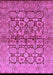 Machine Washable Oriental Purple Industrial Area Rugs, wshurb3014pur