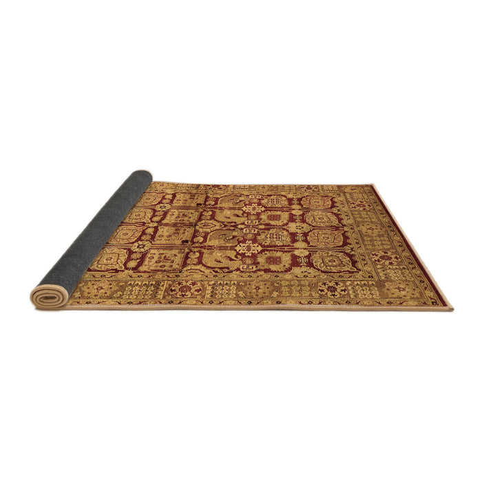 Sideview of Oriental Brown Industrial Rug, urb3014brn