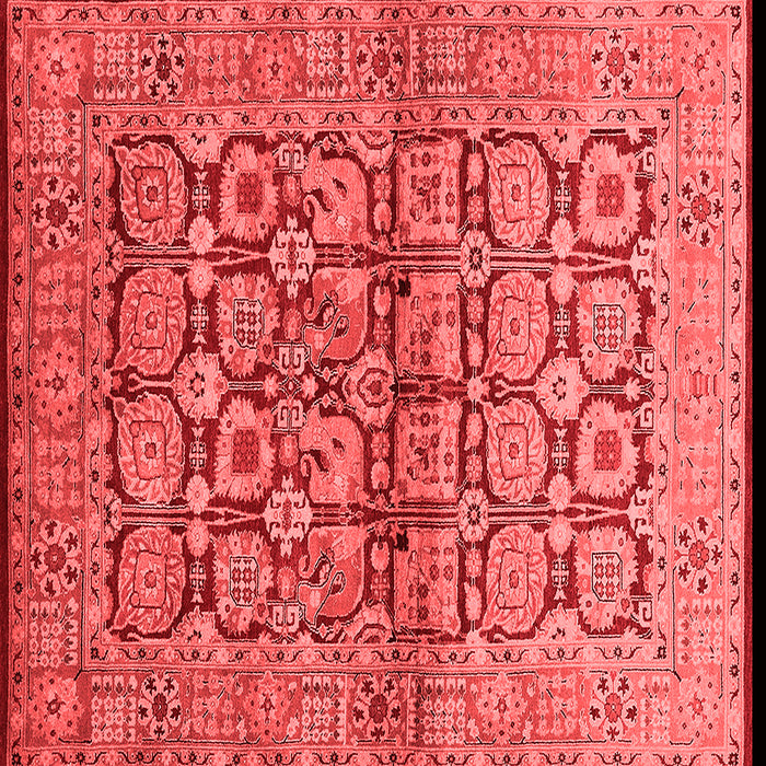 Machine Washable Oriental Red Industrial Rug, wshurb3014red