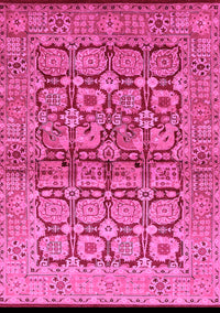 Oriental Pink Industrial Rug, urb3014pnk