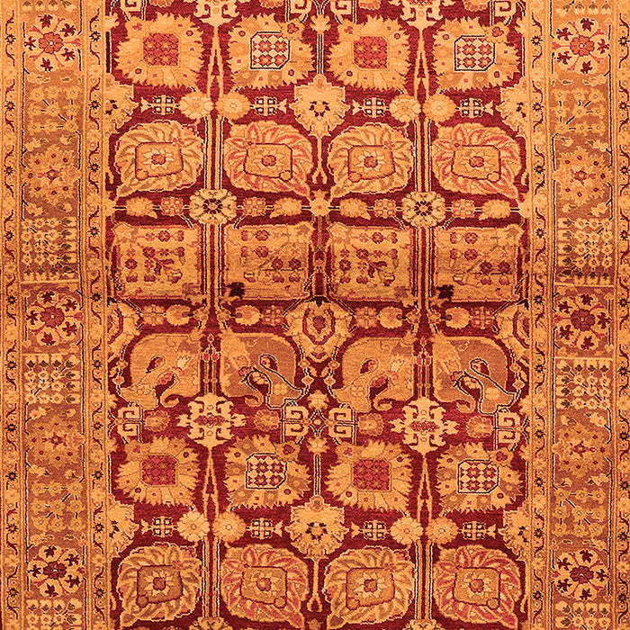 Machine Washable Oriental Orange Industrial Area Rugs, wshurb3014org