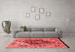 Industrial Red Washable Rugs