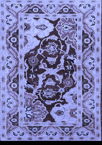 Oriental Blue Industrial Rug, urb3015blu