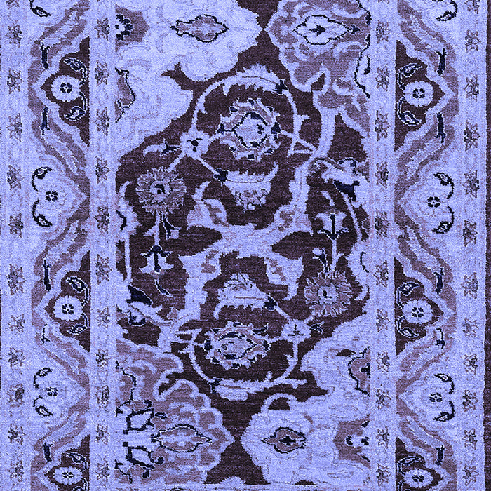 Oriental Blue Industrial Rug, urb3015blu