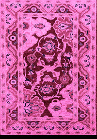 Oriental Pink Industrial Rug, urb3015pnk