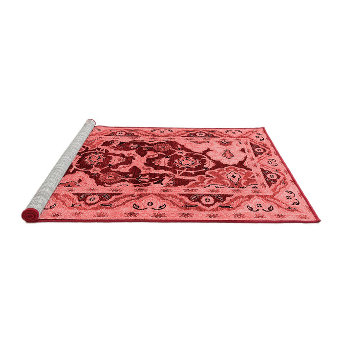 Industrial Red Washable Rugs