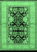 Oriental Emerald Green Industrial Rug, urb3016emgrn