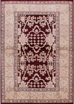 Machine Washable Industrial Modern Pastel Orange Rug, wshurb3016