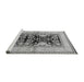 Sideview of Machine Washable Oriental Gray Industrial Rug, wshurb3016gry