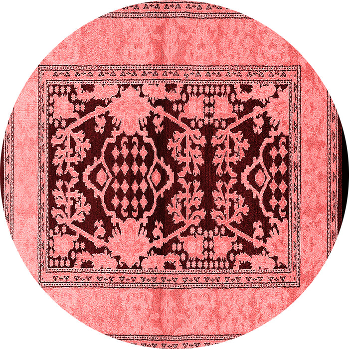 Machine Washable Oriental Red Industrial Rug, wshurb3016red