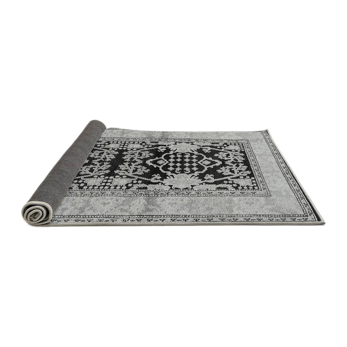 Sideview of Oriental Gray Industrial Rug, urb3016gry