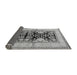 Sideview of Oriental Gray Industrial Rug, urb3016gry