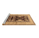 Sideview of Machine Washable Oriental Brown Industrial Rug, wshurb3016brn