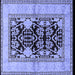 Square Oriental Blue Industrial Rug, urb3016blu