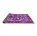 Sideview of Oriental Purple Industrial Rug, urb3017pur