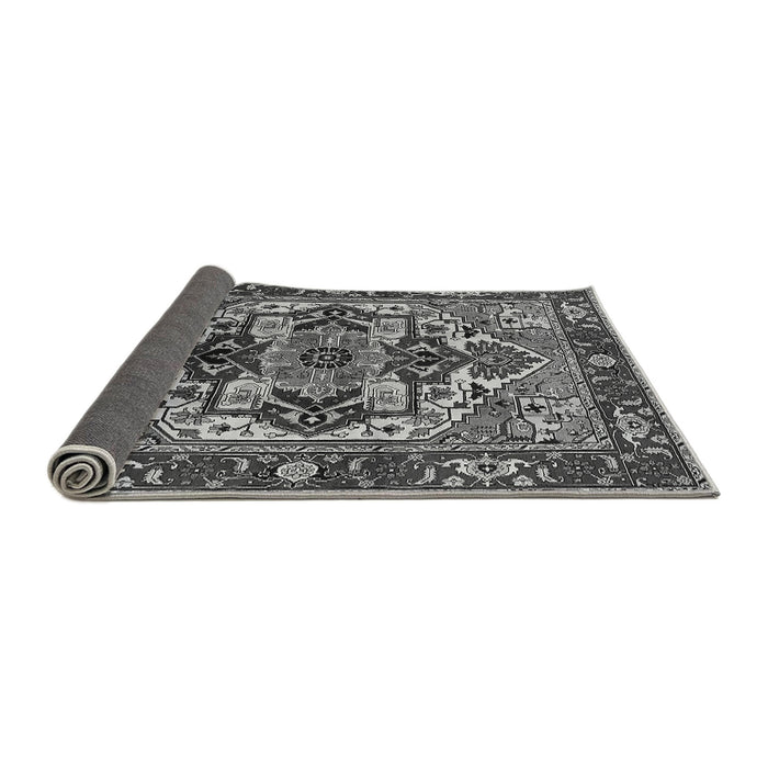 Sideview of Oriental Gray Industrial Rug, urb3017gry