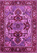 Machine Washable Oriental Pink Industrial Rug, wshurb3017pnk