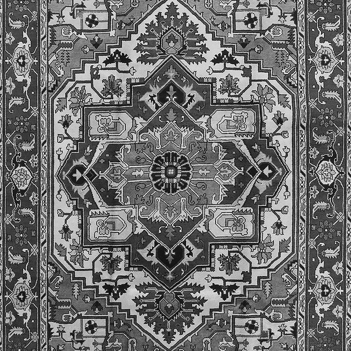 Machine Washable Oriental Gray Industrial Rug, wshurb3017gry