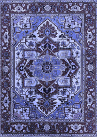 Oriental Blue Industrial Rug, urb3017blu