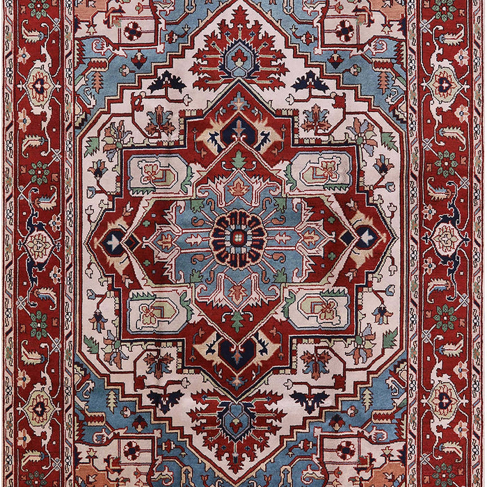 Mid-Century Modern Khaki Rose Pink Oriental Rug, urb3017