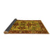 Sideview of Oriental Yellow Industrial Rug, urb3017yw