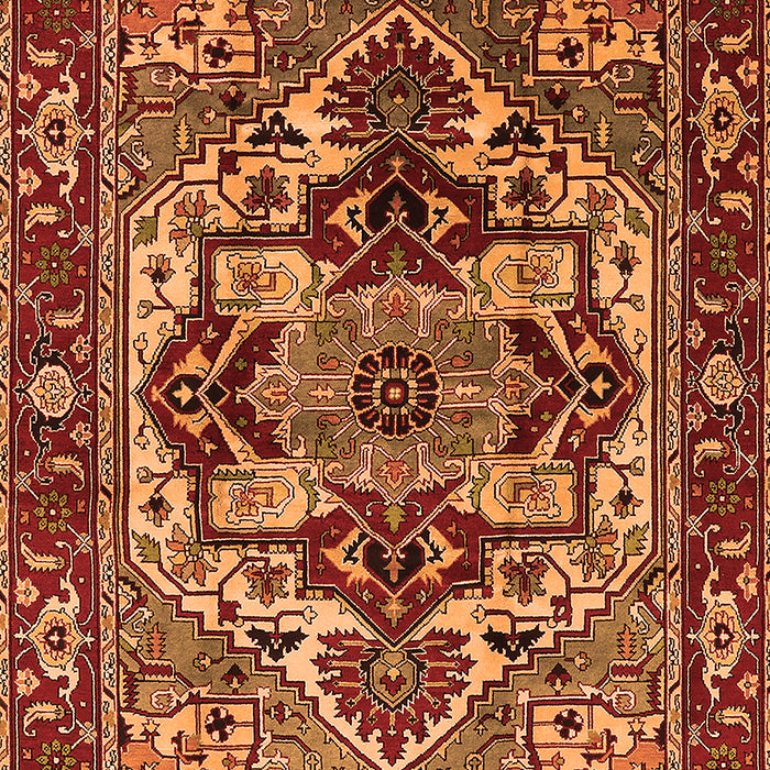 Oriental Orange Industrial Rug, urb3017org