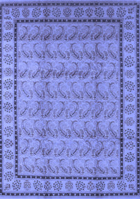 Oriental Blue Industrial Rug, urb3018blu