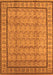 Oriental Orange Industrial Rug, urb3018org