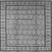 Square Oriental Gray Industrial Rug, urb3018gry