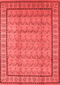 Oriental Red Industrial Rug, urb3018red