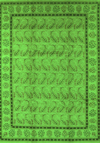 Oriental Green Industrial Rug, urb3018grn