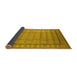 Sideview of Oriental Yellow Industrial Rug, urb3018yw