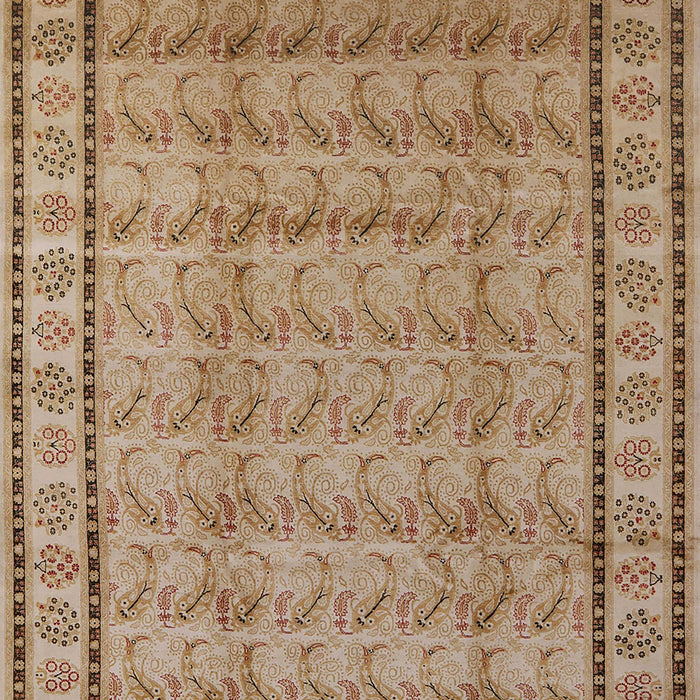 Machine Washable Industrial Modern Light Brown Rug, wshurb3018