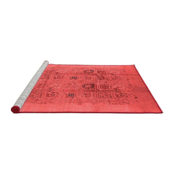 Industrial Red Washable Rugs