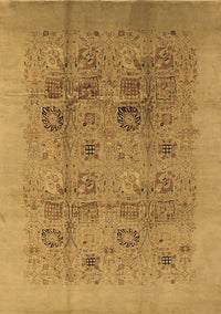 Oriental Brown Industrial Rug, urb3019brn