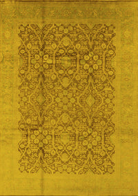 Oriental Yellow Industrial Rug, urb3020yw