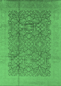 Oriental Emerald Green Industrial Rug, urb3020emgrn