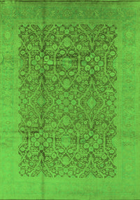 Oriental Green Industrial Rug, urb3020grn