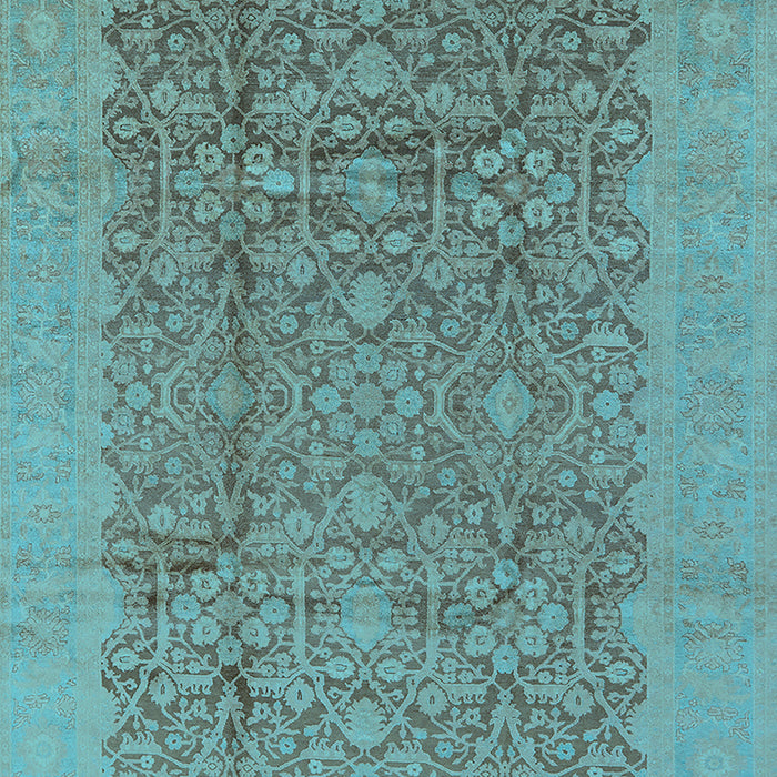 Oriental Light Blue Industrial Rug, urb3020lblu
