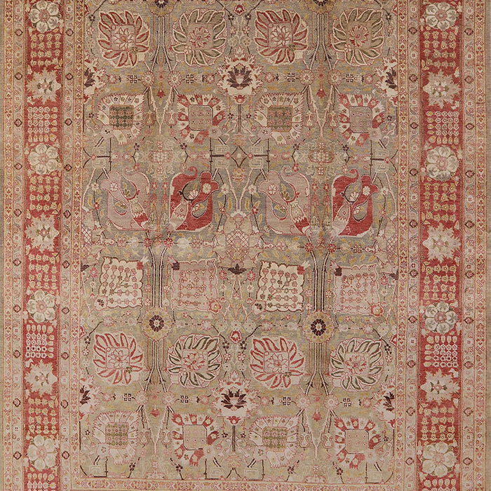 Mid-Century Modern Chestnut Red Oriental Rug, urb3021