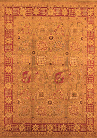 Oriental Orange Industrial Rug, urb3021org