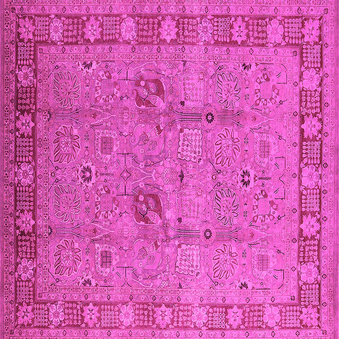 Square Oriental Pink Industrial Rug, urb3021pnk