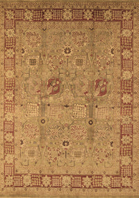 Oriental Brown Industrial Rug, urb3021brn