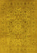 Oriental Yellow Industrial Rug, urb3022yw