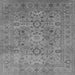 Square Oriental Gray Industrial Rug, urb3022gry