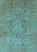 Oriental Light Blue Industrial Rug, urb3022lblu